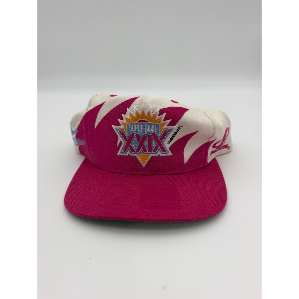Vintage Super Bowl XXIX 29 Snapback Sharktooth 90s NFL Logo Cap Mens
